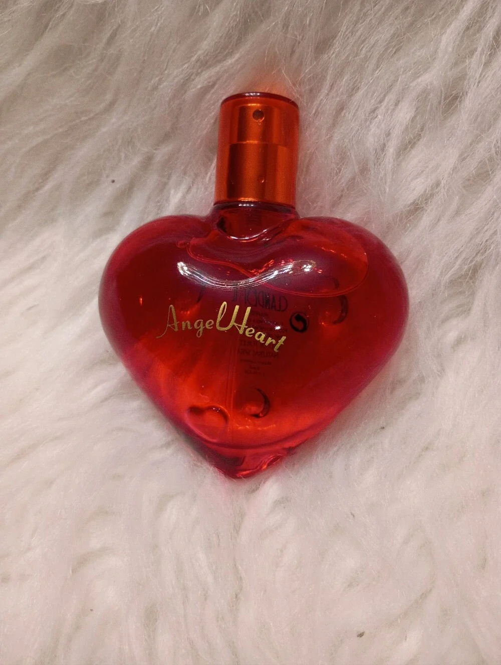 Angel Heart By Clandestine Women's Red Heart-Shaped EDT Fragrance Bottle 1.7 OZ